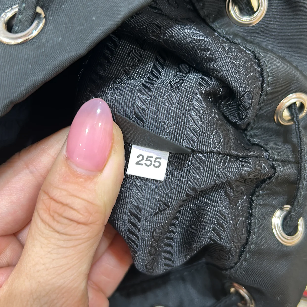 New Vela Multi Pocket Bucket Bag Tessuto with Studded Leather - Deep Luxury