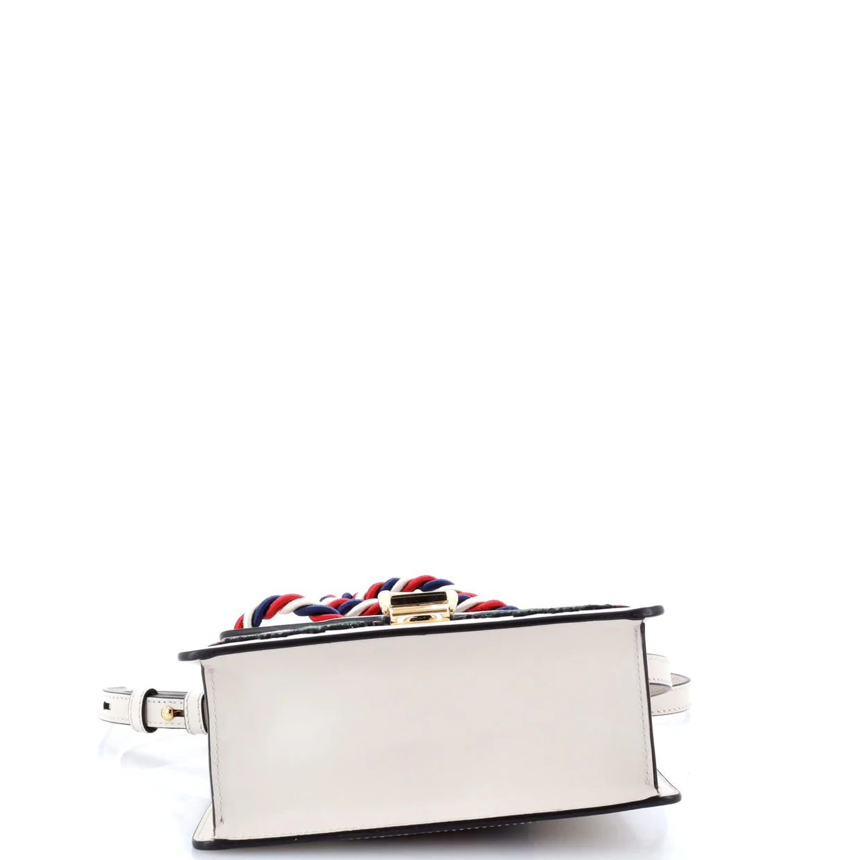 Sylvie Top Handle Bag Embroidered Leather Mini - Deep Luxury