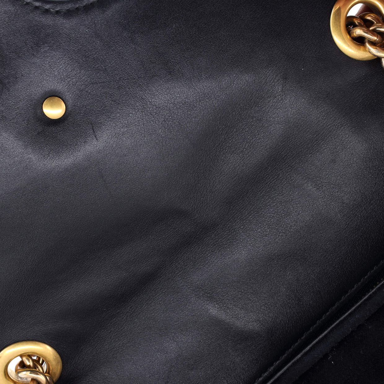 GG Marmont Flap Bag Crystal Embellished Matelasse Velvet Medium - Deep Luxury