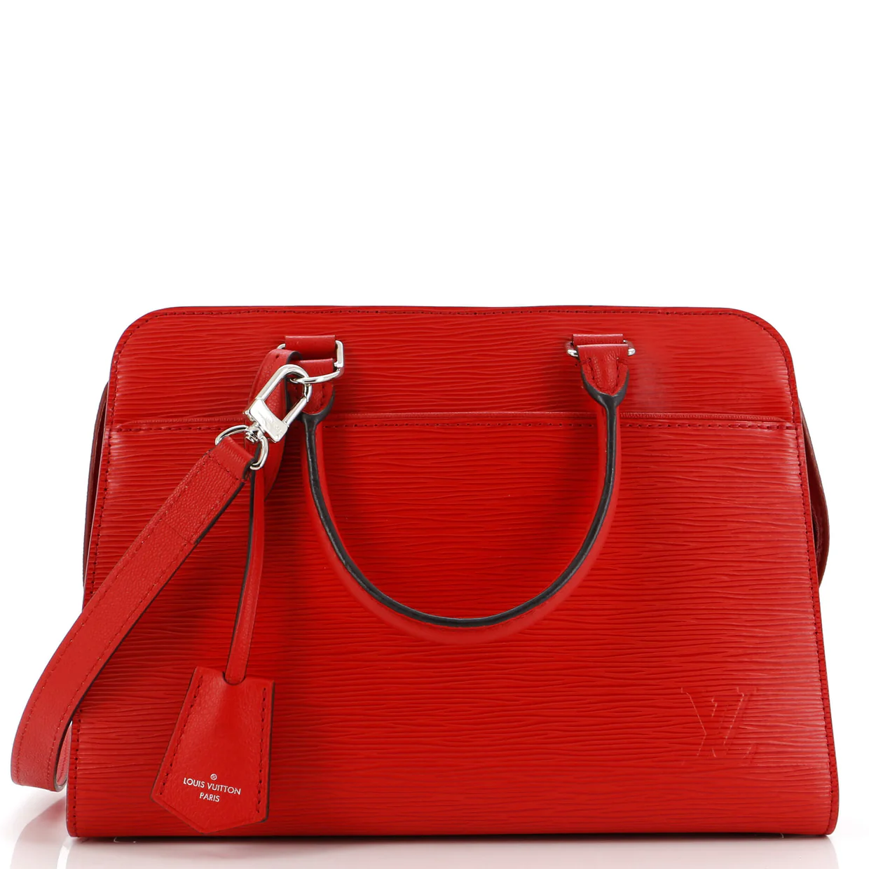 Vaneau Handbag Epi Leather MM - Deep Luxury