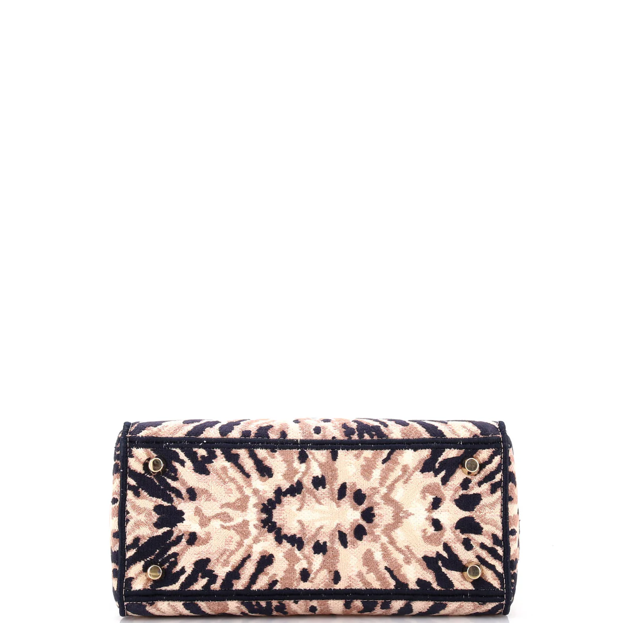 Lady D-Lite Bag Embroidered Canvas Medium - Deep Luxury