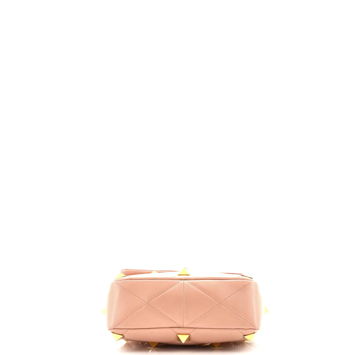 Roman Stud Flap Bag Quilted Leather Medium - Deep Luxury
