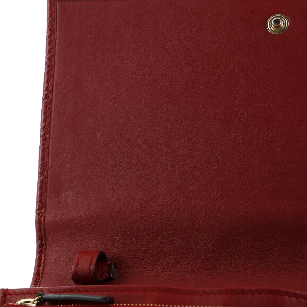 Wallet on Strap Microguccissima Leather - Deep Luxury