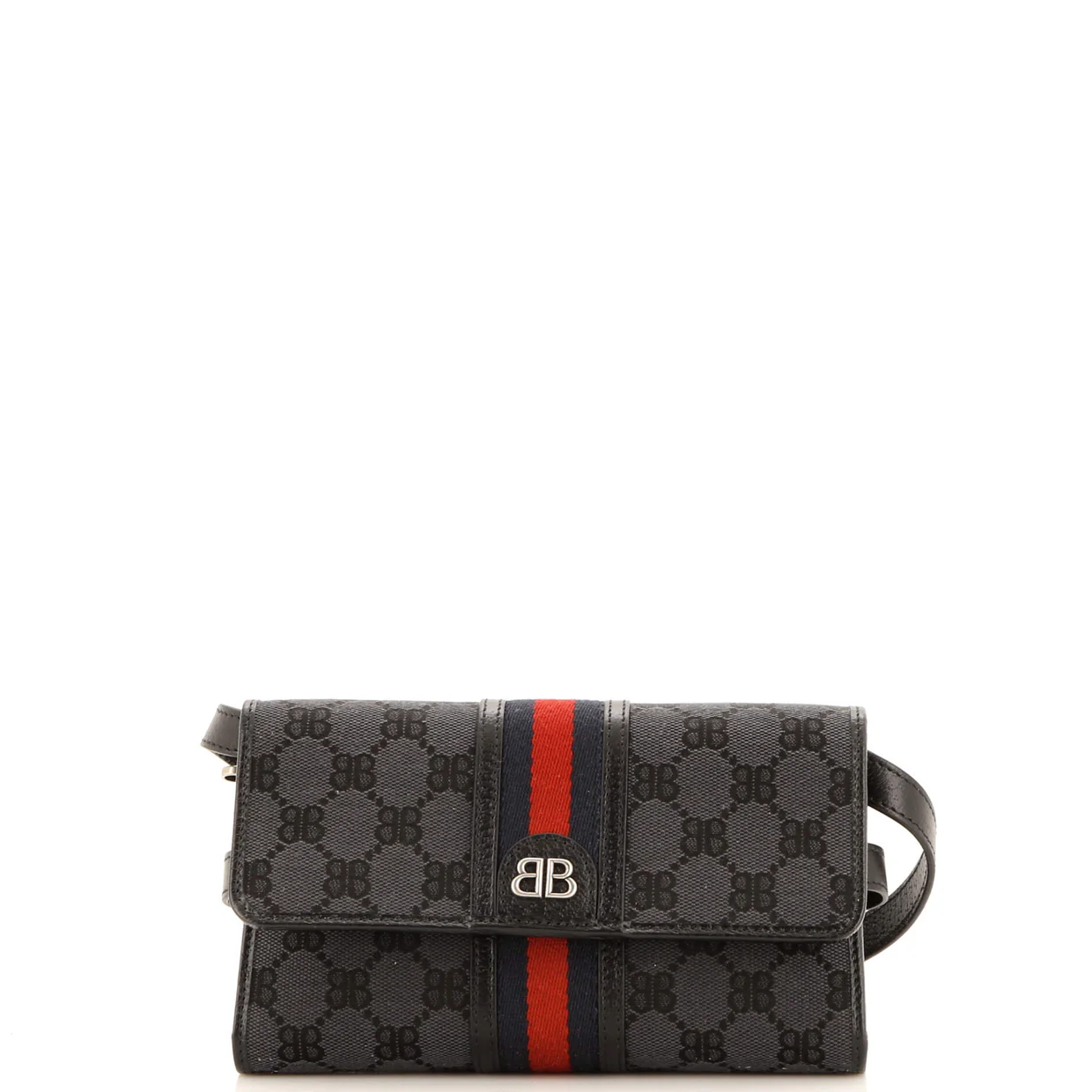 x Gucci The Hacker Wallet on Strap BB Coated Canvas - Deep Luxury