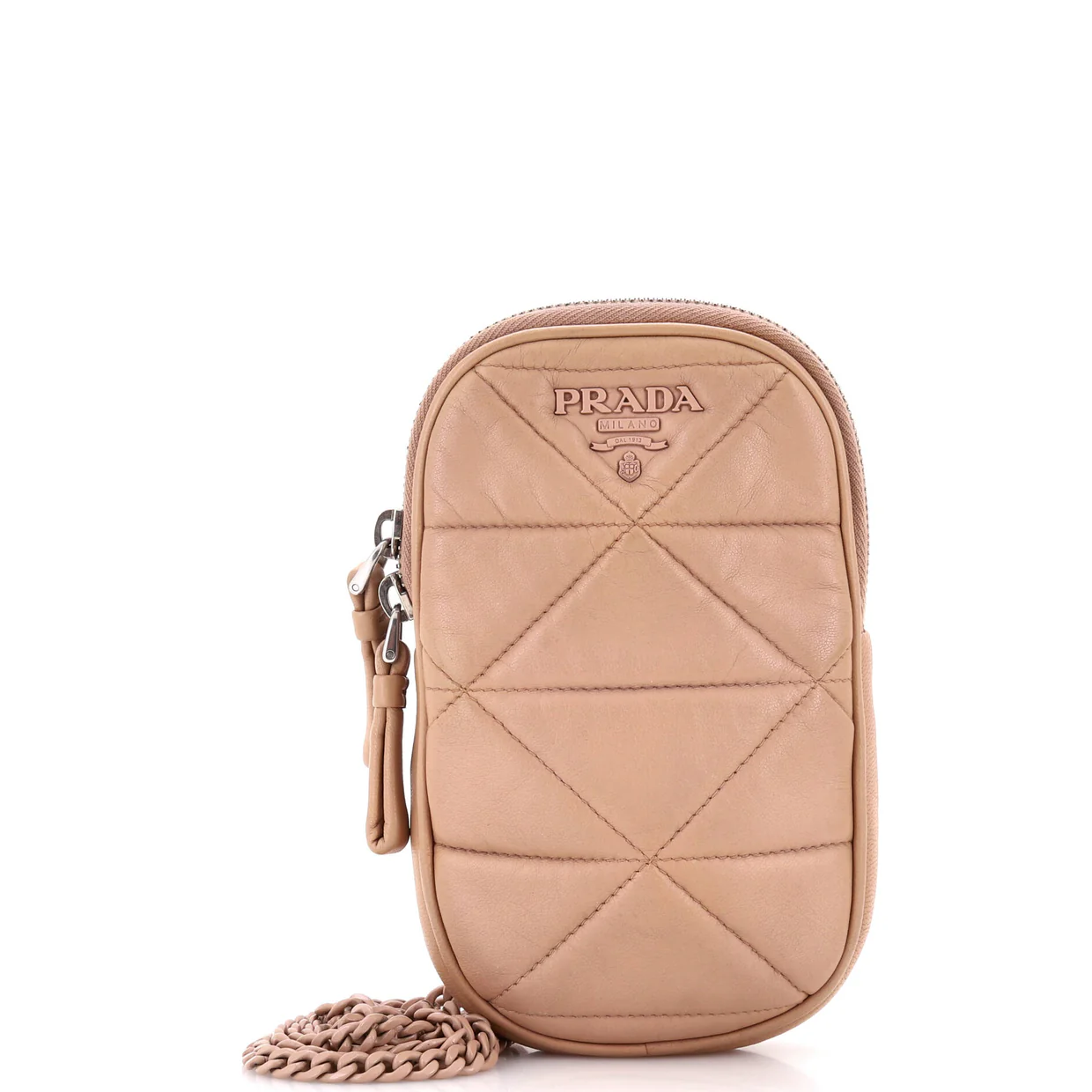 Spectrum Phone Holder Crossbody Bag Quilted Nappa Leather - Deep Luxury
