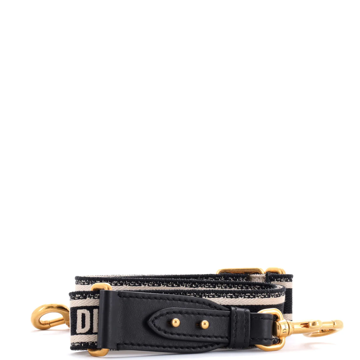 Logo Shoulder Strap Embroidered Canvas Thin - Deep Luxury