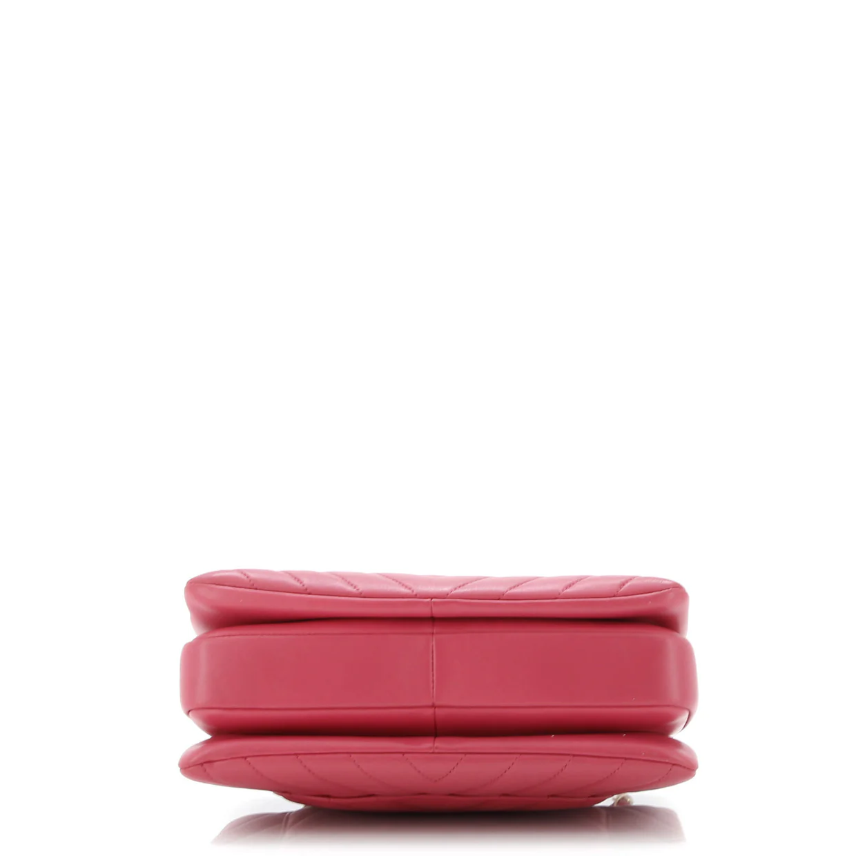 Trendy CC Top Handle Bag Chevron Lambskin Small - Deep Luxury