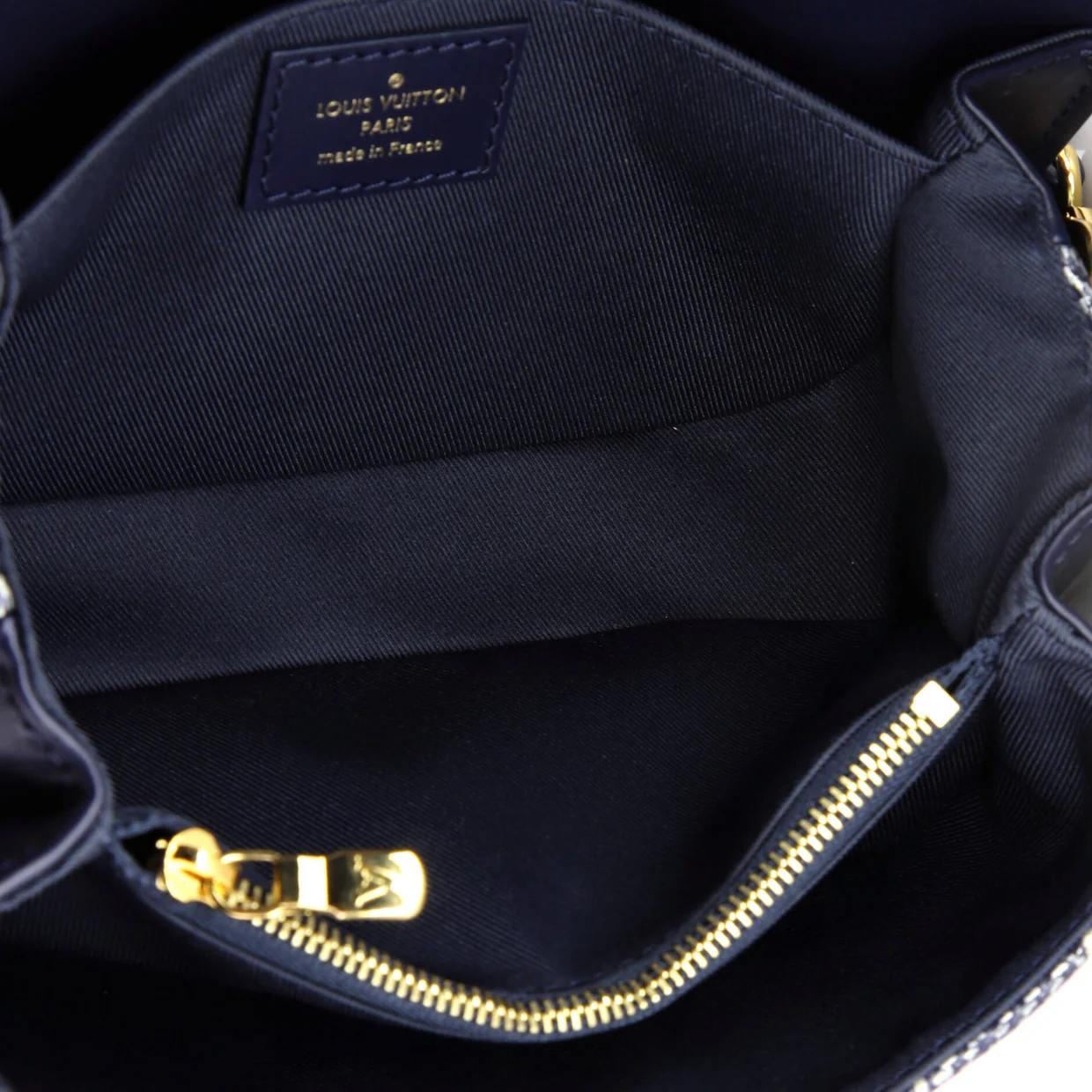 Pochette Metis Monoglam Jacquard Canvas East West - Deep Luxury