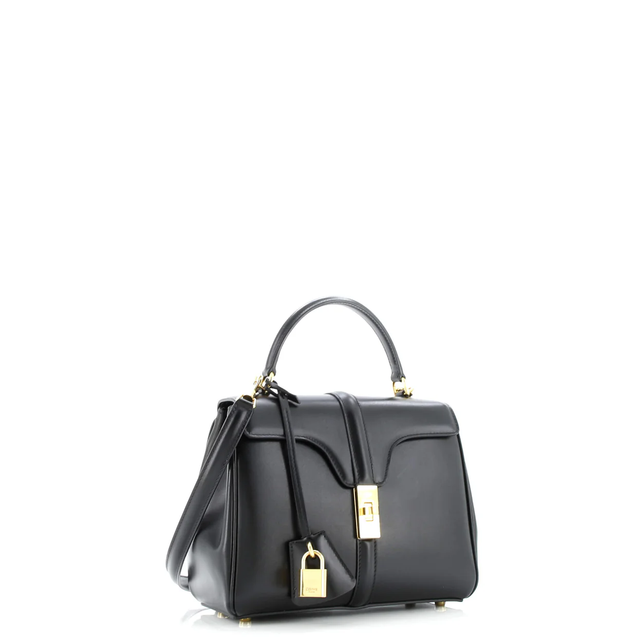 16 Top Handle Bag Smooth Calfskin Small - Deep Luxury