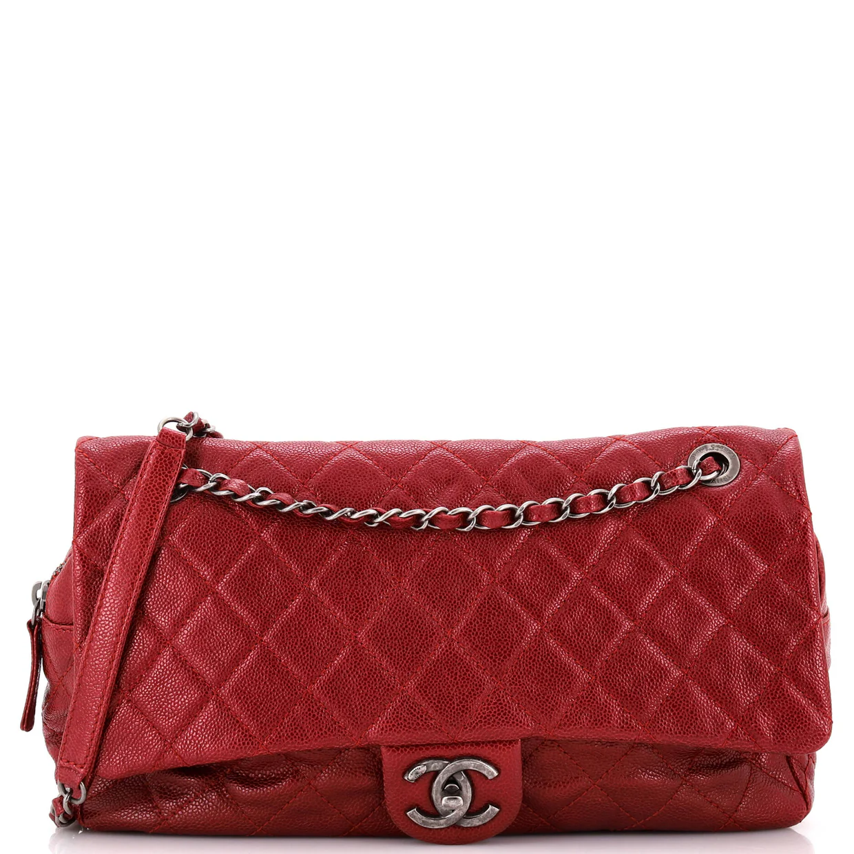 Easy Flap Bag Quilted Caviar Jumbo - Deep Luxury