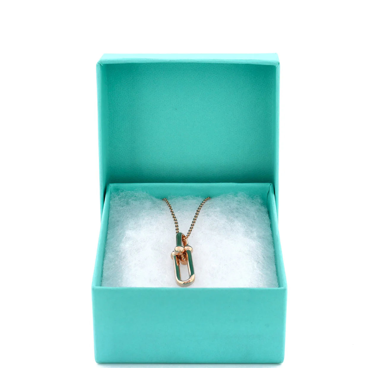 HardWear Link Pendant Necklace 18K Rose Gold - Deep Luxury