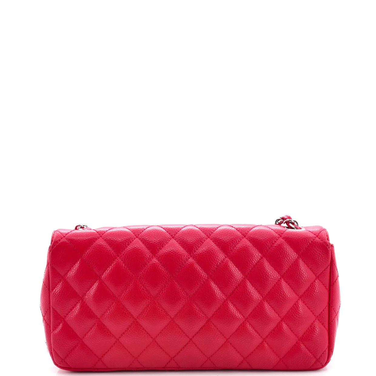 Classic Single Flap Bag Quilted Caviar East West - Deep Luxury