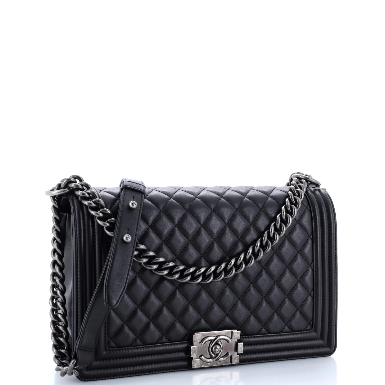 Boy Flap Bag Quilted Lambskin Old Medium - Deep Luxury