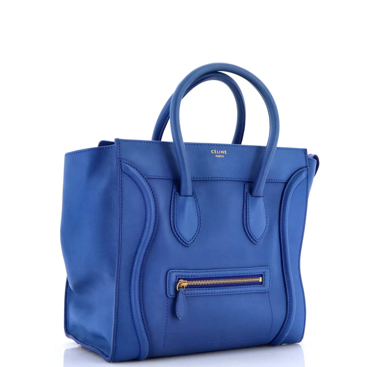 Luggage Bag Smooth Leather Mini - Deep Luxury