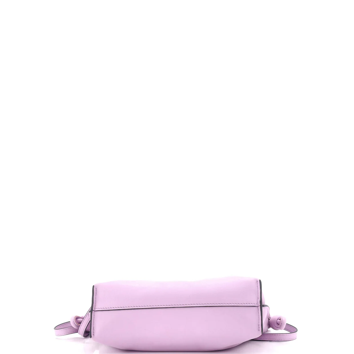 Flamenco Knot Clutch Leather Mini - Deep Luxury