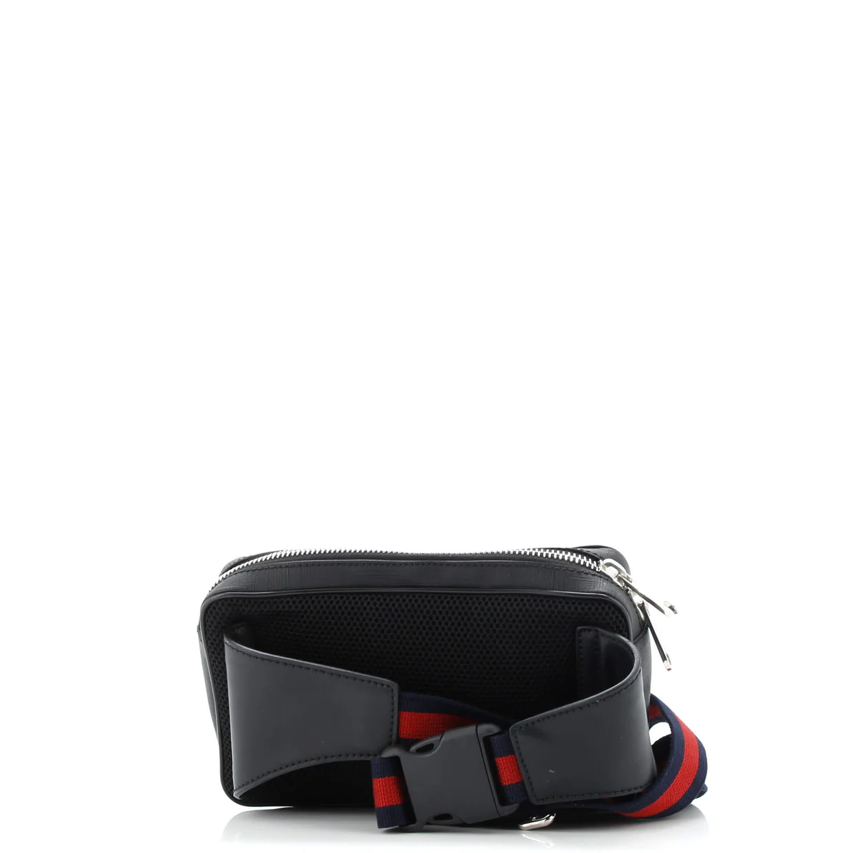 Soft Zip Belt Bag GG Coated Canvas Small - Deep Luxury