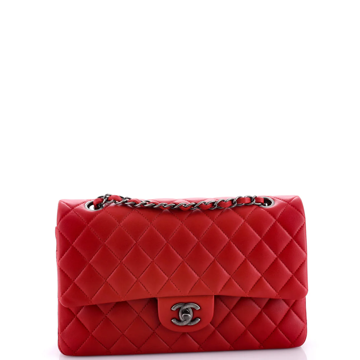 Classic Double Flap Bag Quilted Lambskin Medium - Deep Luxury