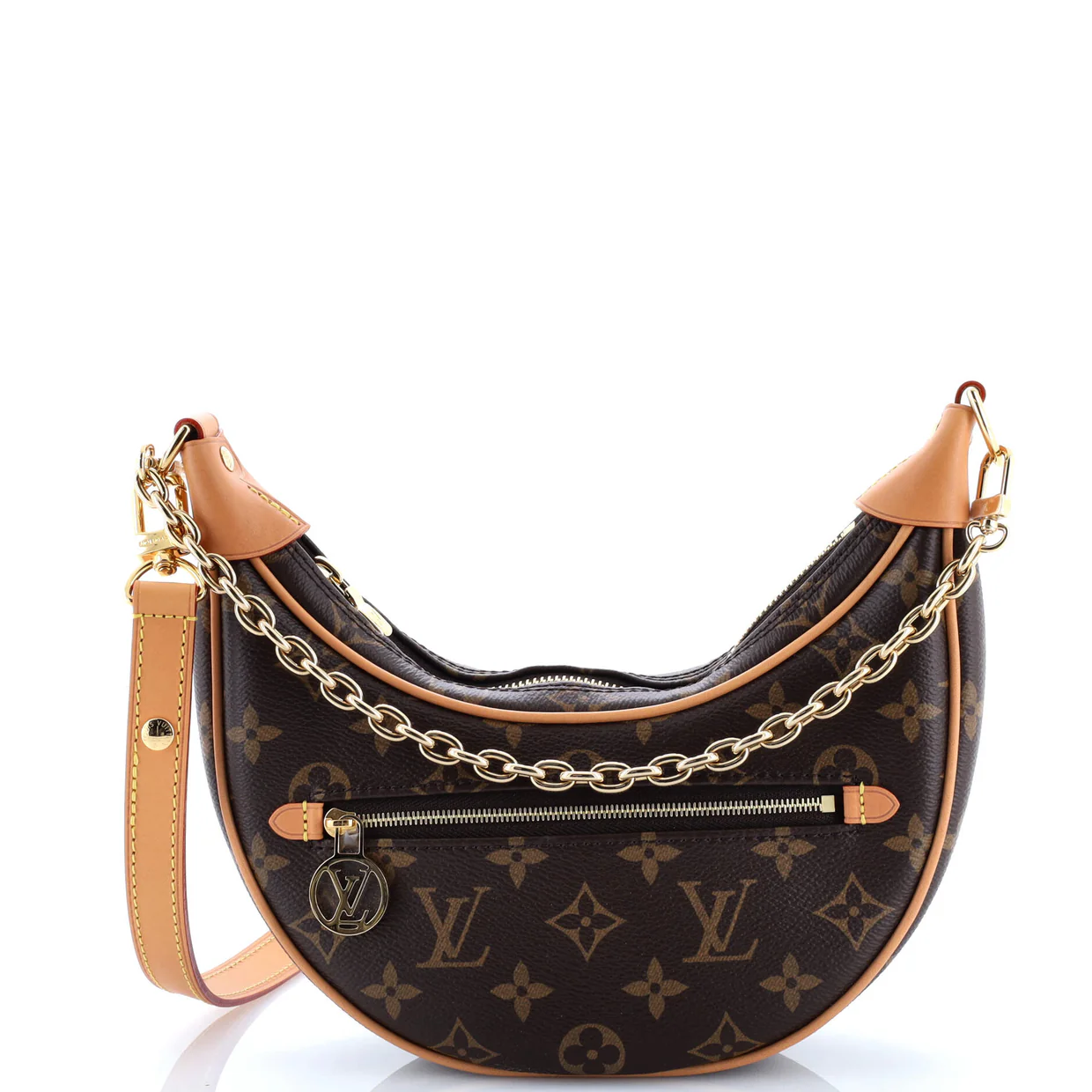 Loop Handbag Monogram Canvas - Deep Luxury