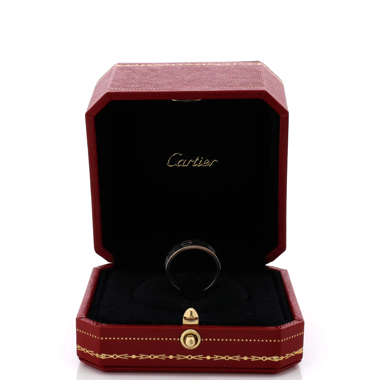 Love Band Ring 18K White Gold - Deep Luxury