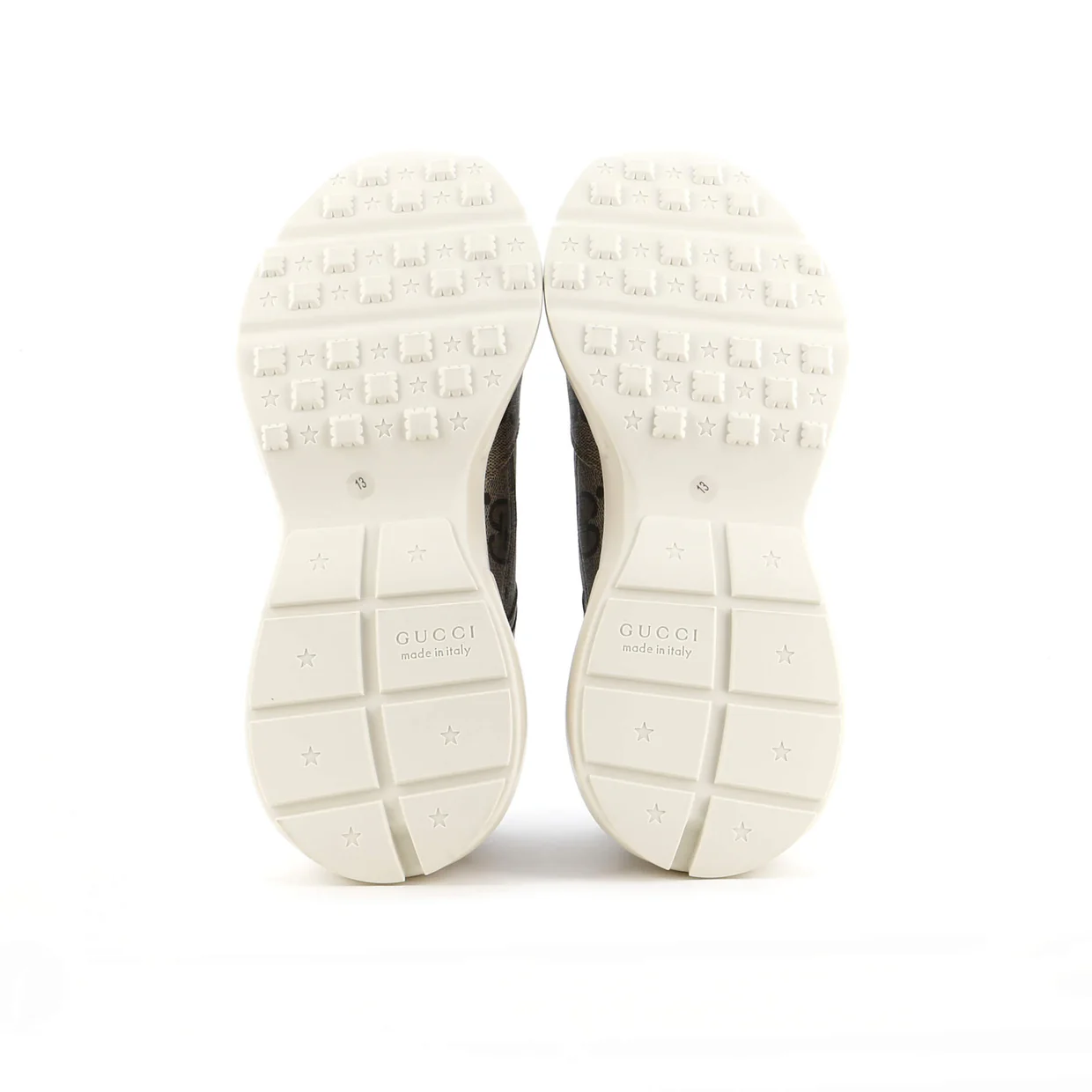 Rhyton Sneakers Jumbo GG Coated Canvas - Deep Luxury