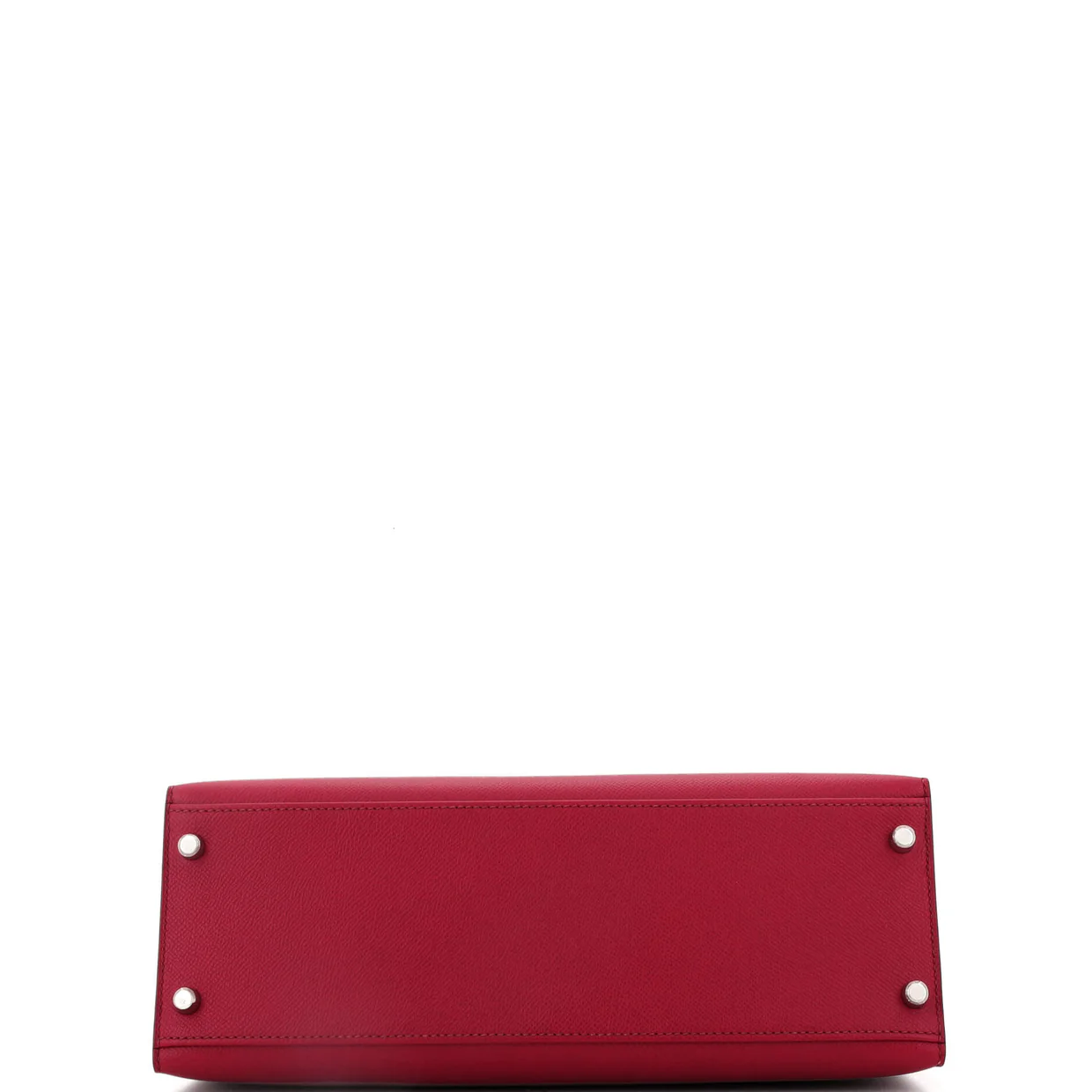 Kelly Handbag Rubis Epsom with Palladium Hardware 32 - Deep Luxury