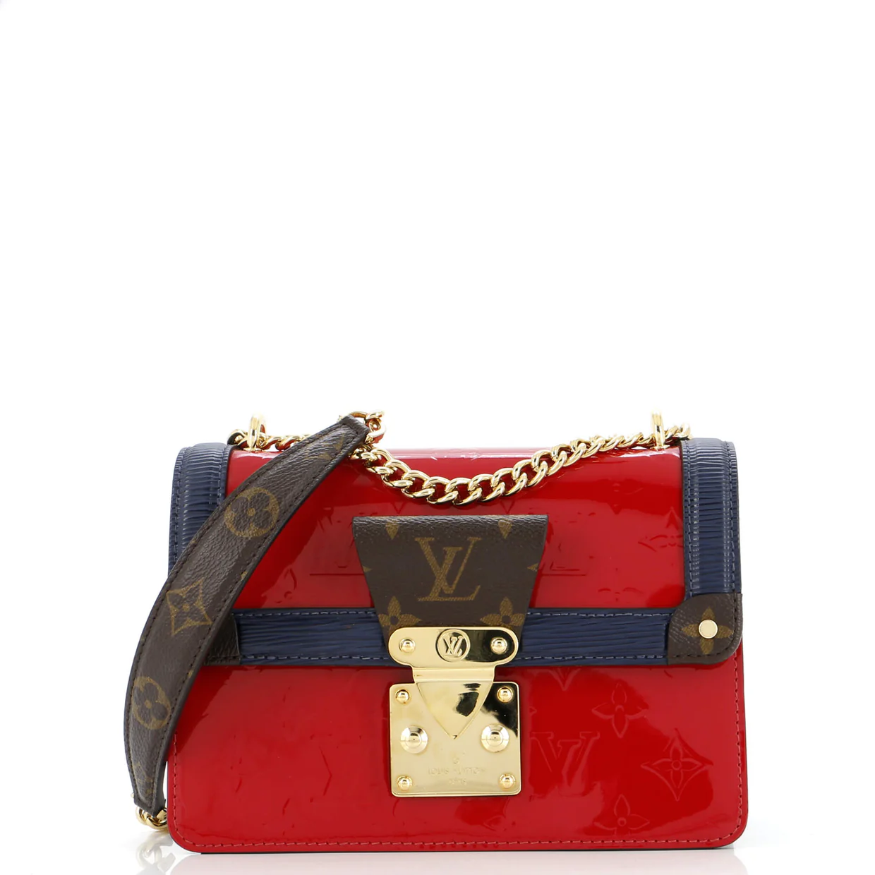 Wynwood Handbag Monogram Vernis with Monogram Canvas and Epi Leather - Deep Luxury