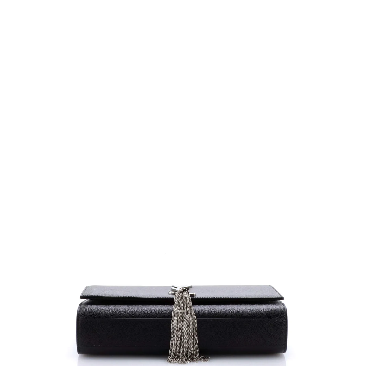 Classic Monogram Tassel Crossbody Bag Grainy Leather Small - Deep Luxury