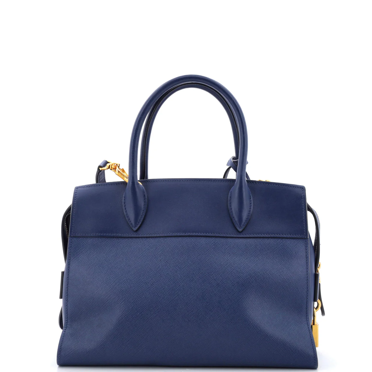 Esplanade Tote Saffiano with City Calf Medium - Deep Luxury