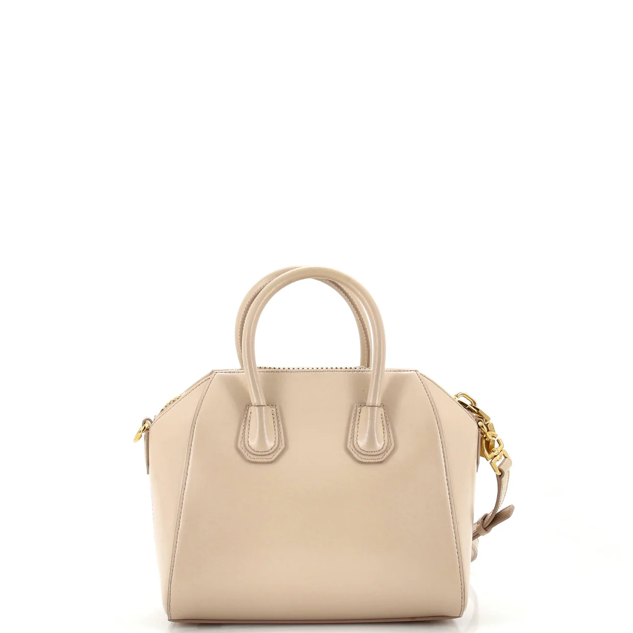 Antigona Bag Glazed Leather Mini - Deep Luxury