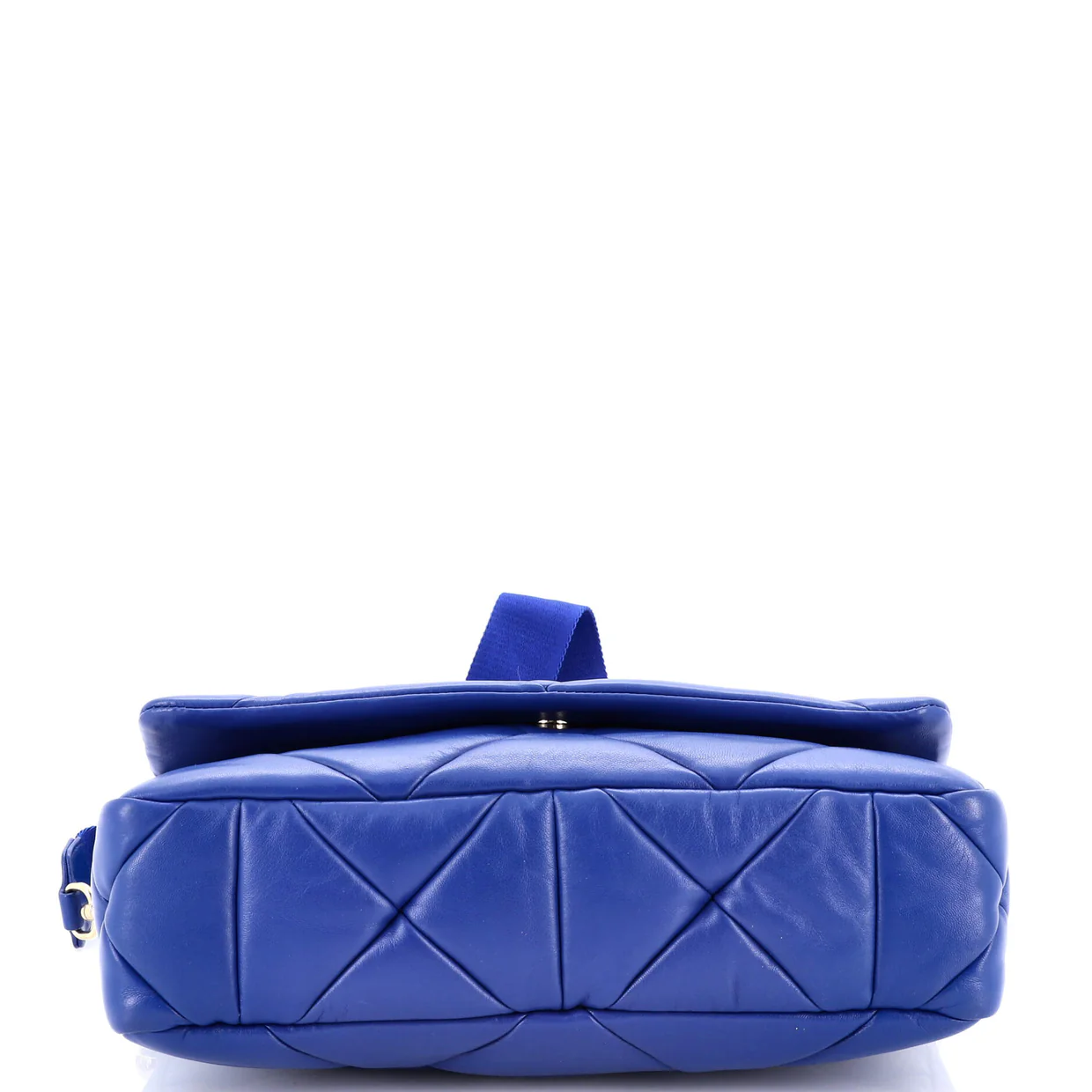 System Flap Shoulder Bag Quilted Nappa Leather Large - Deep Luxury