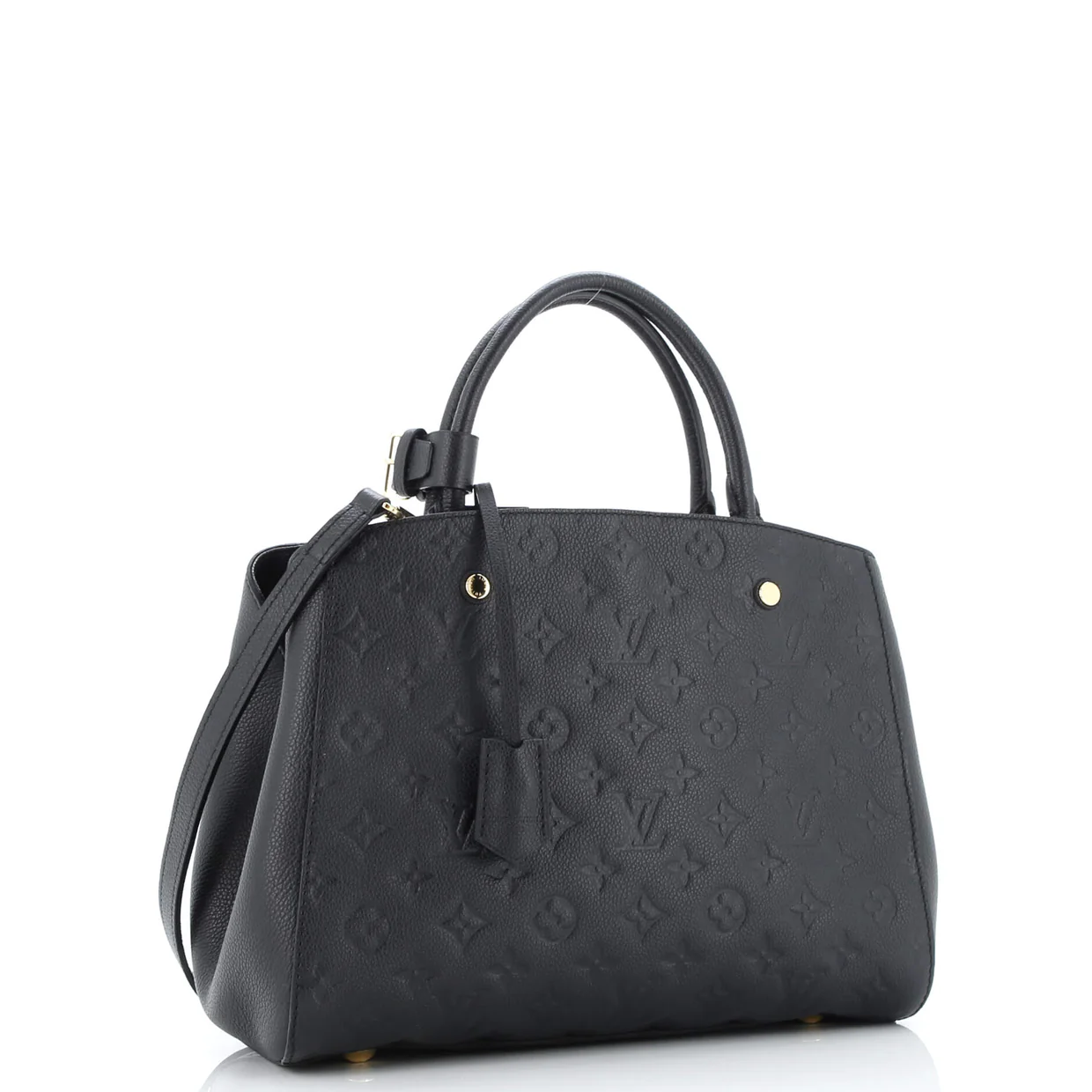 Montaigne Handbag Monogram Empreinte Leather MM - Deep Luxury