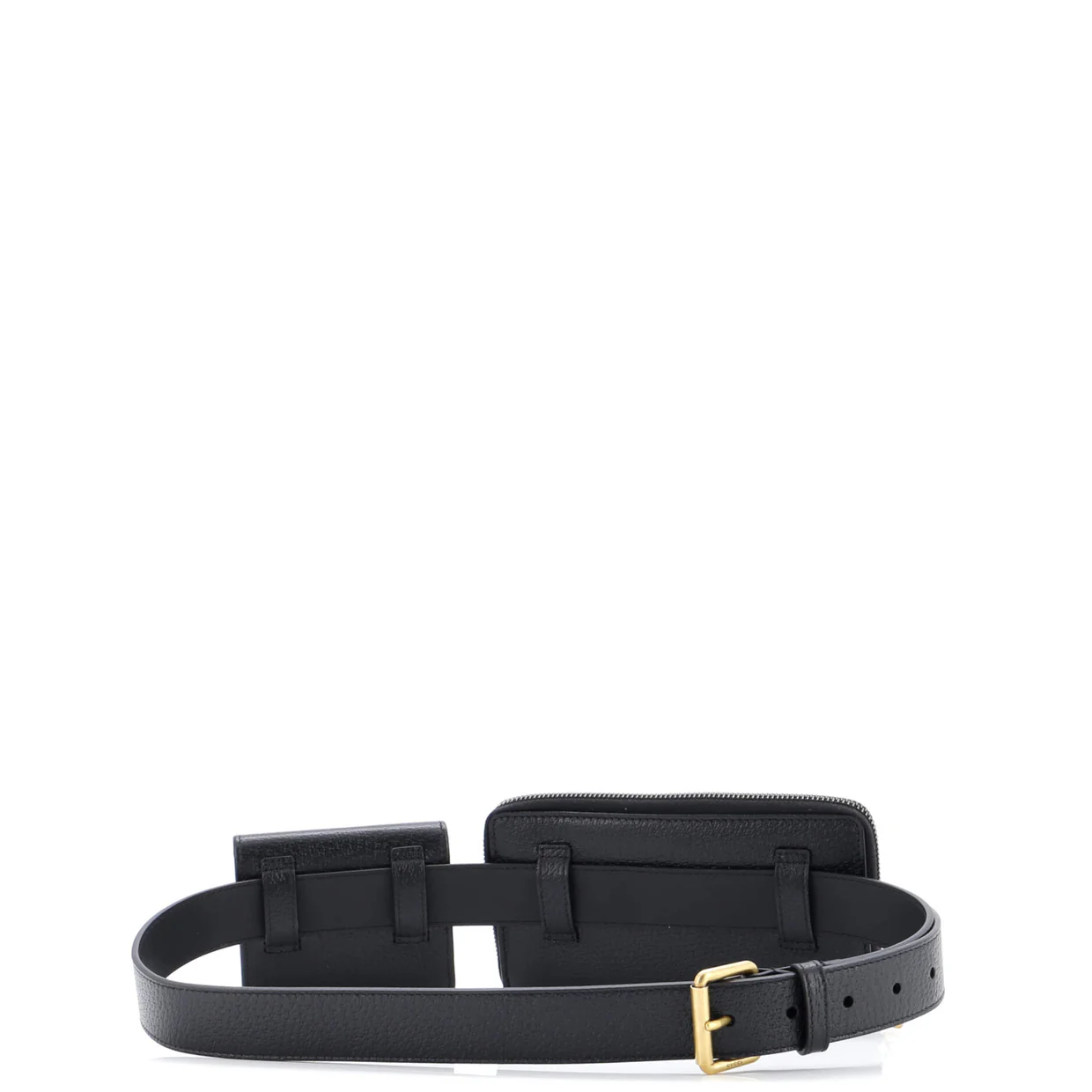 GG Marmont Double Belt Bag Leather - Deep Luxury