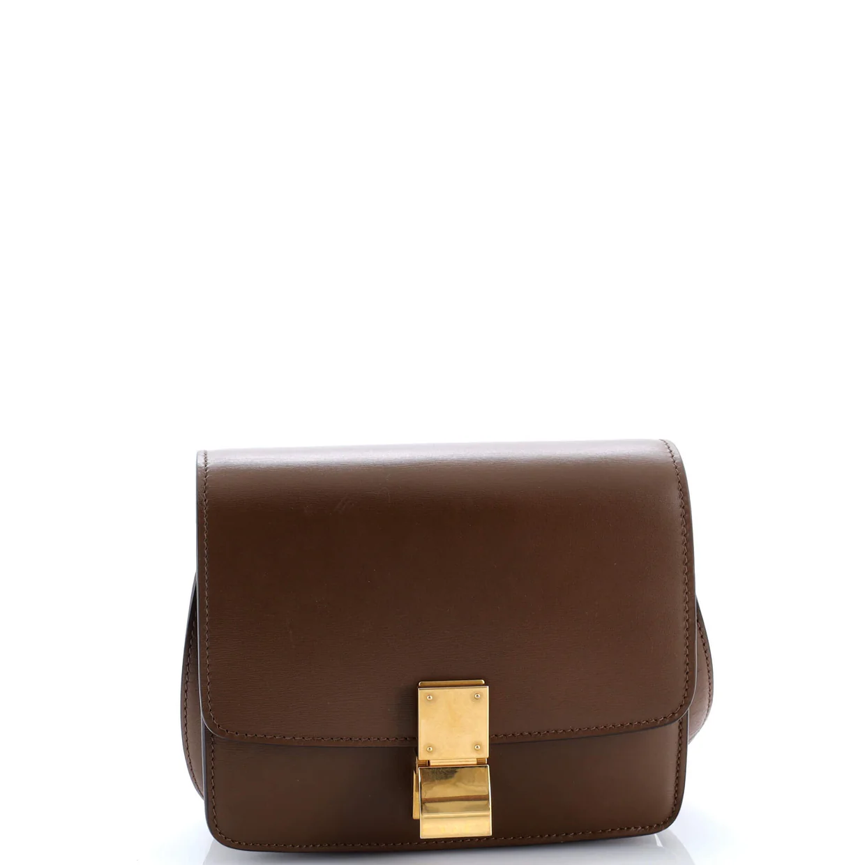 Classic Box Bag Smooth Leather Teen - Deep Luxury