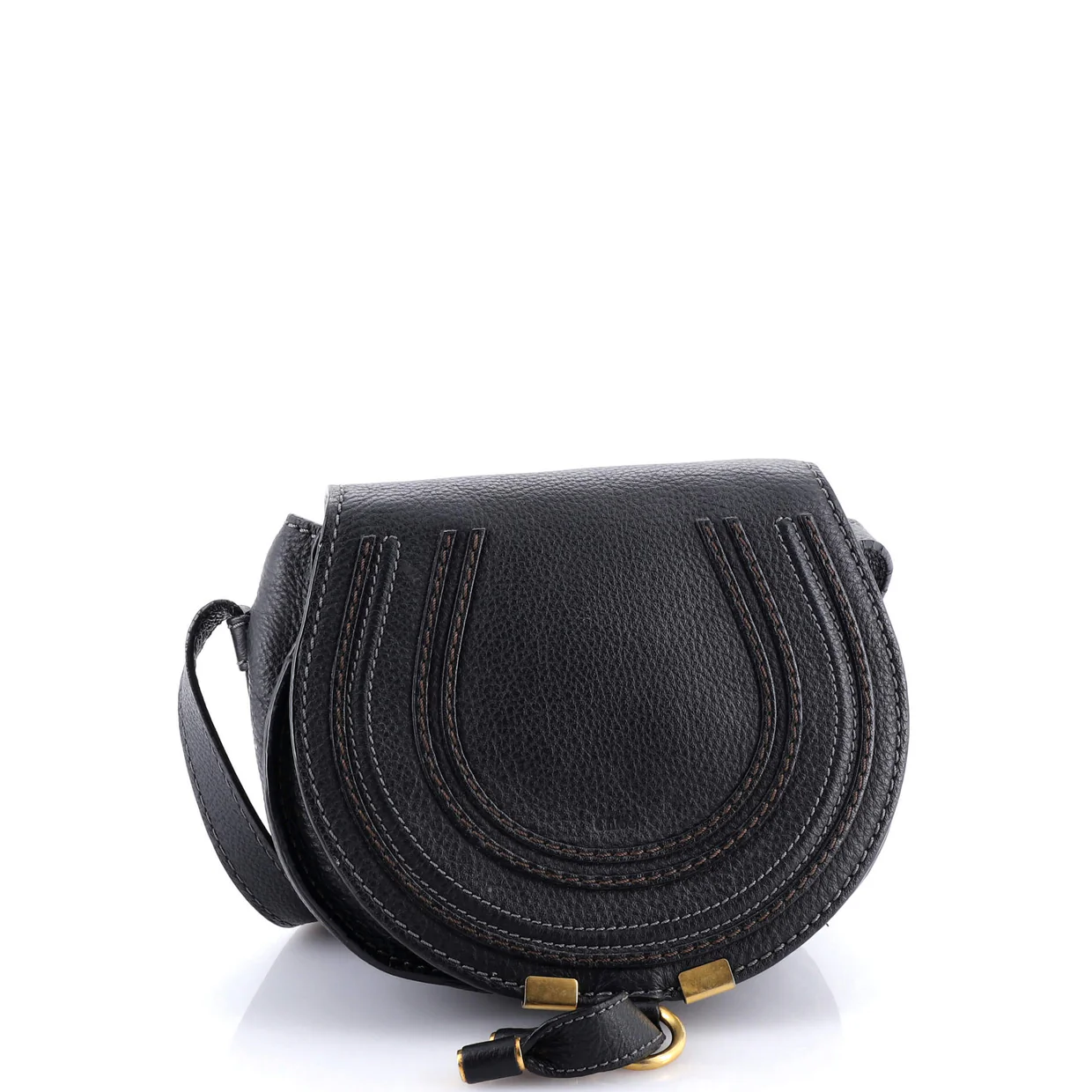 Marcie Crossbody Bag Leather Small - Deep Luxury