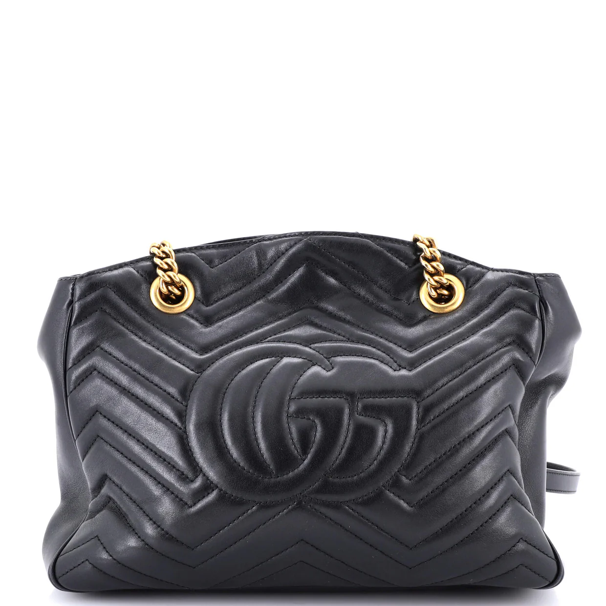 GG Marmont Chain Tote Matelasse Leather Medium - Deep Luxury