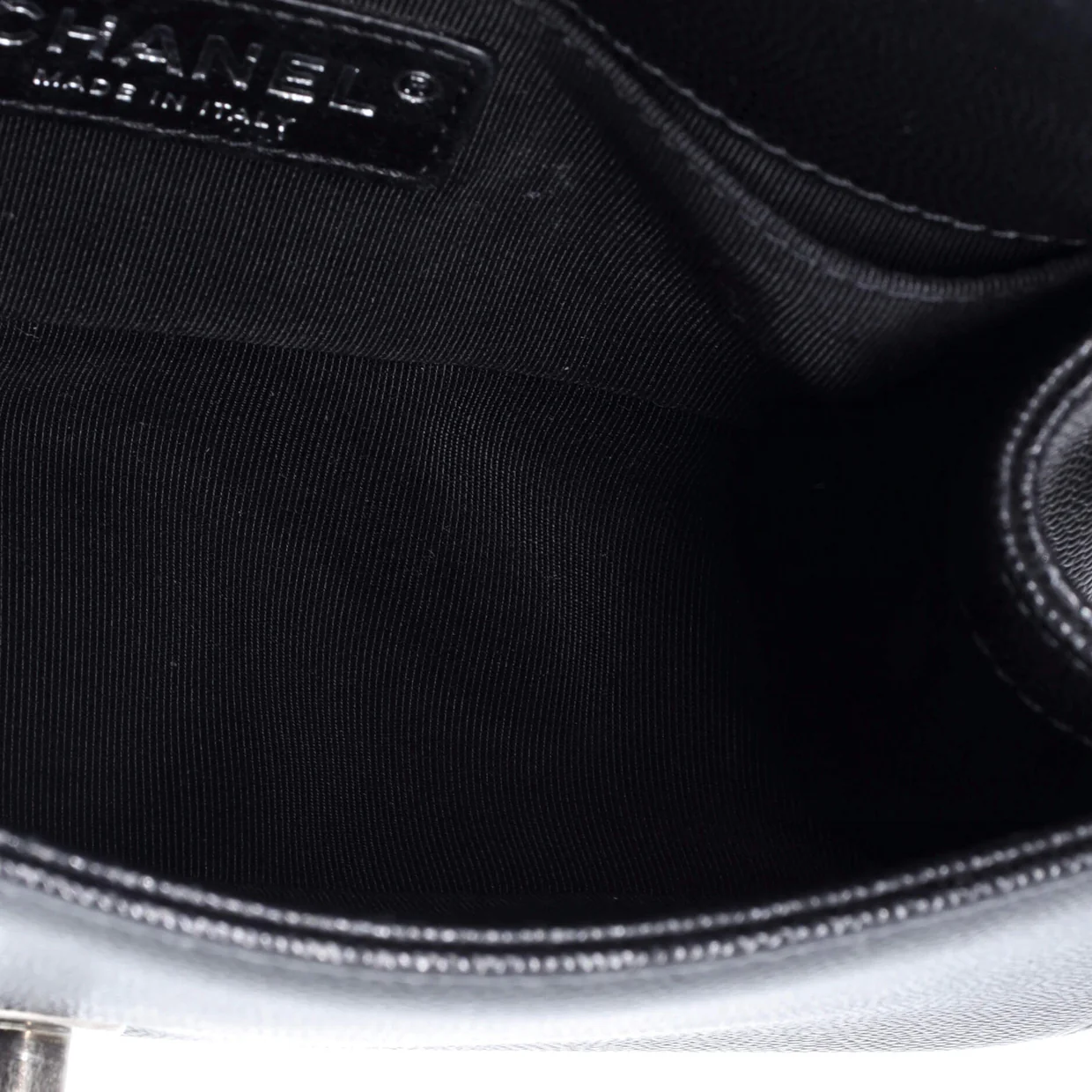 Boy Flap Bag Quilted Caviar Small - Deep Luxury