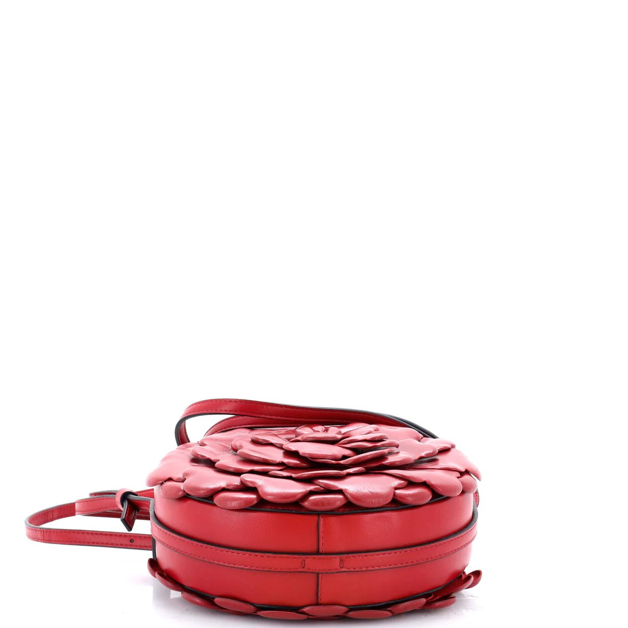Atelier 03 Rose Edition Round Crossbody Bag Leather - Deep Luxury