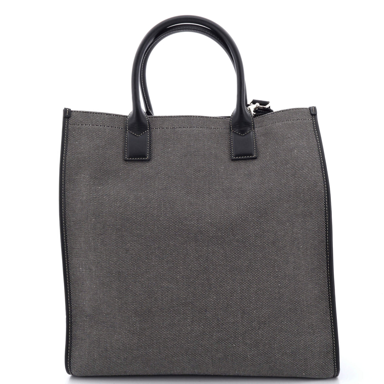 Kane Tote Horseferry Print Canvas with Leather Tall - Deep Luxury