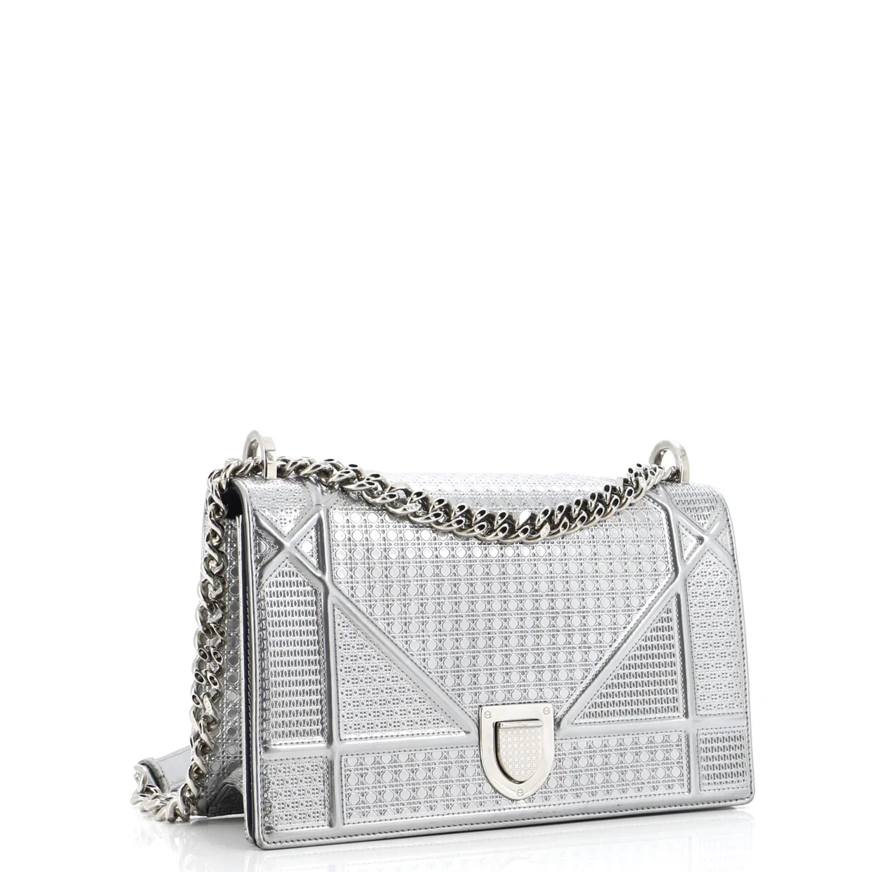 Diorama Flap Bag Cannage Embossed Calfskin Medium - Deep Luxury