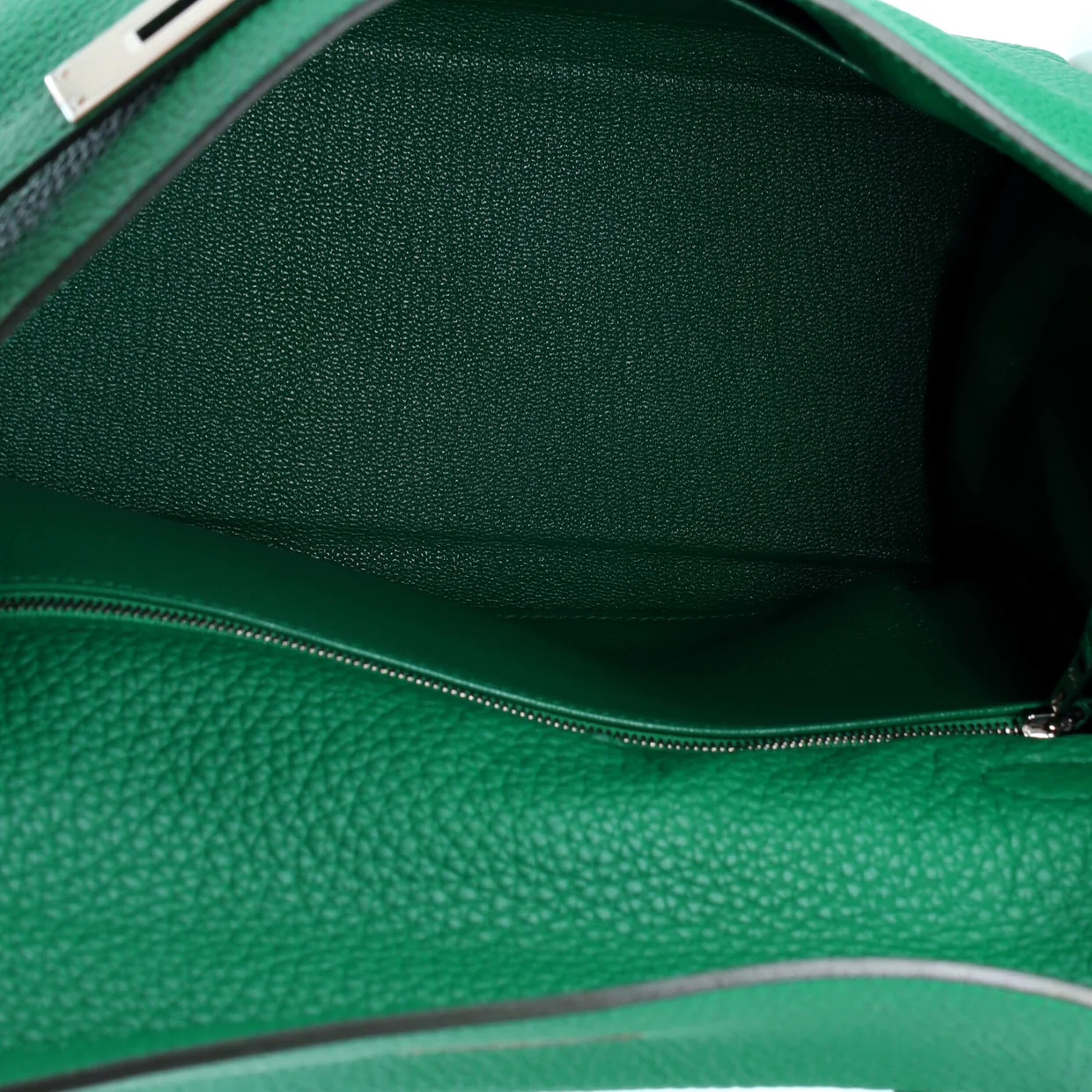 Kelly Handbag Vert Vertigo Togo with Palladium Hardware 32 - Deep Luxury