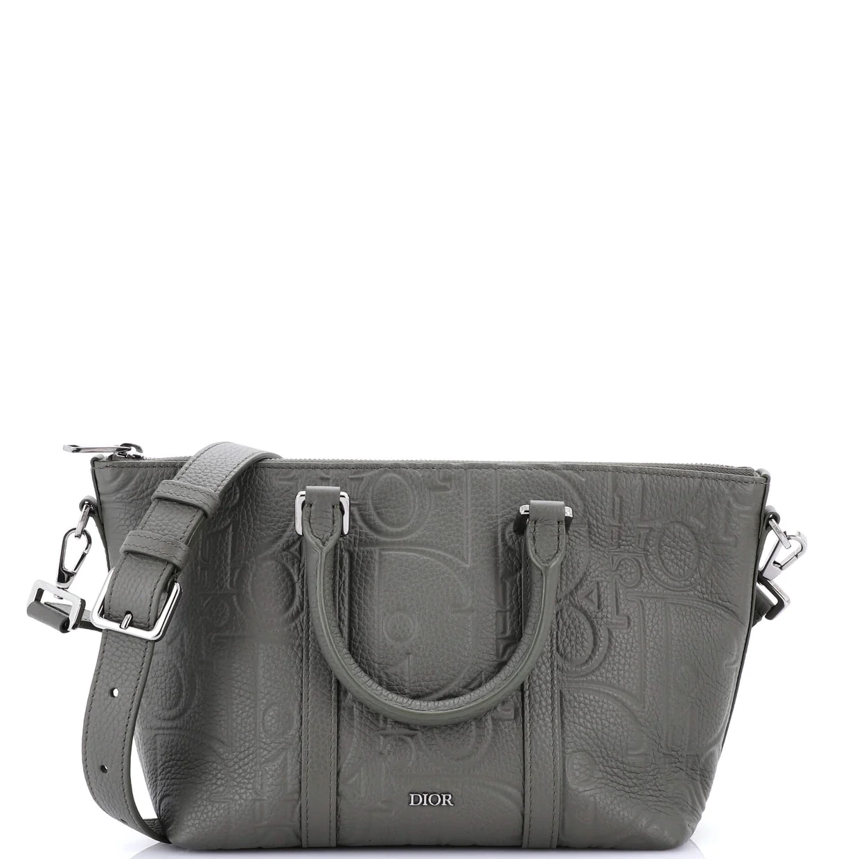 Weekender Convertible Tote Maxi Oblique Embossed Leather 25 - Deep Luxury