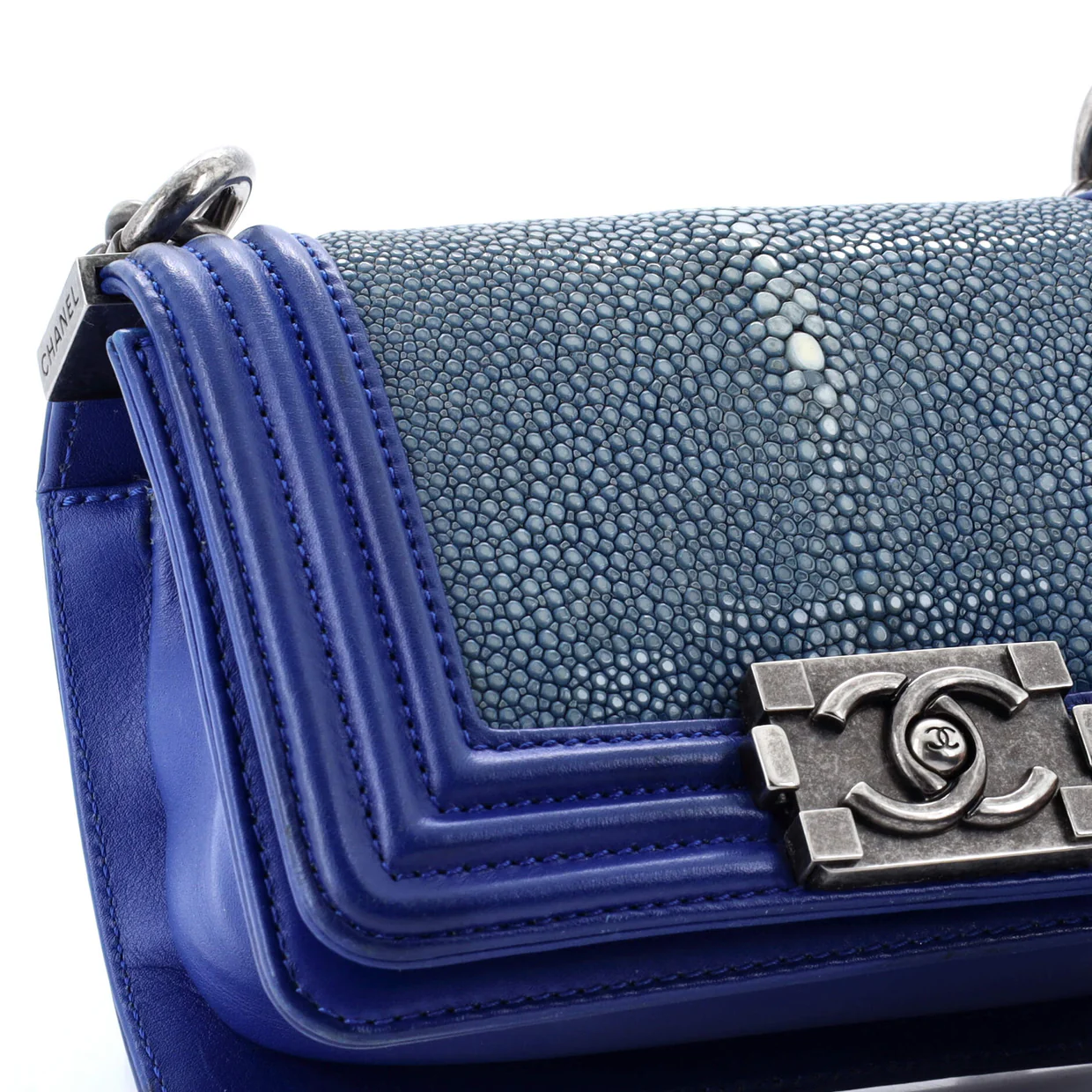 Boy Flap Bag Stingray Mini - Deep Luxury
