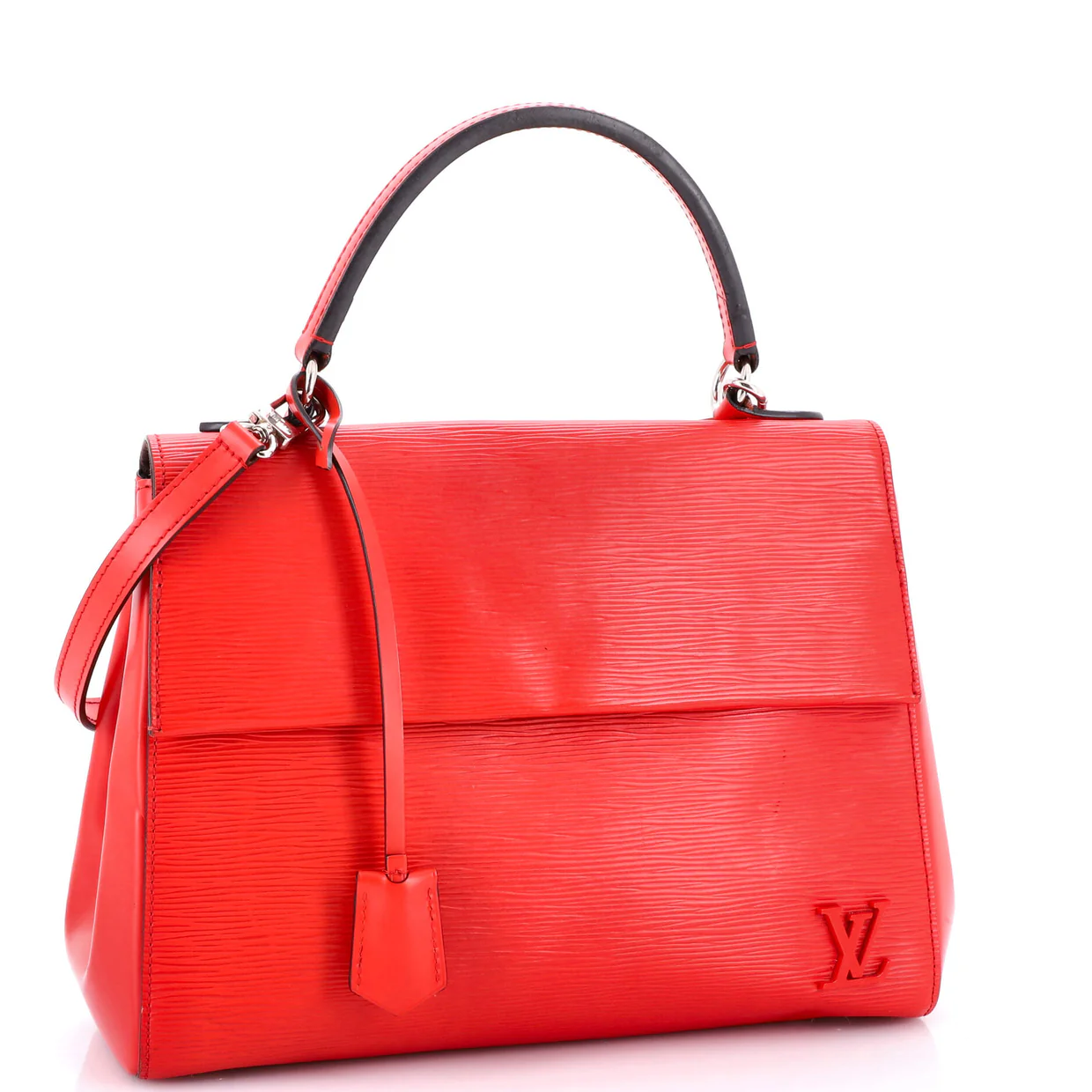 Cluny Top Handle Bag Epi Leather MM - Deep Luxury