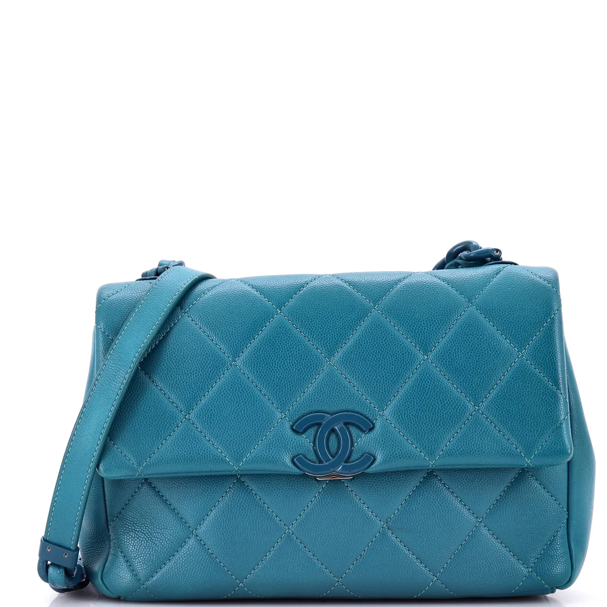 My Everything Flap Bag Quilted Caviar Medium - Deep Luxury