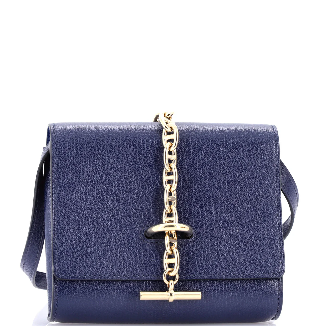 Chaine d'Ancre Compact Wallet on Strap Chevre Mysore - Deep Luxury
