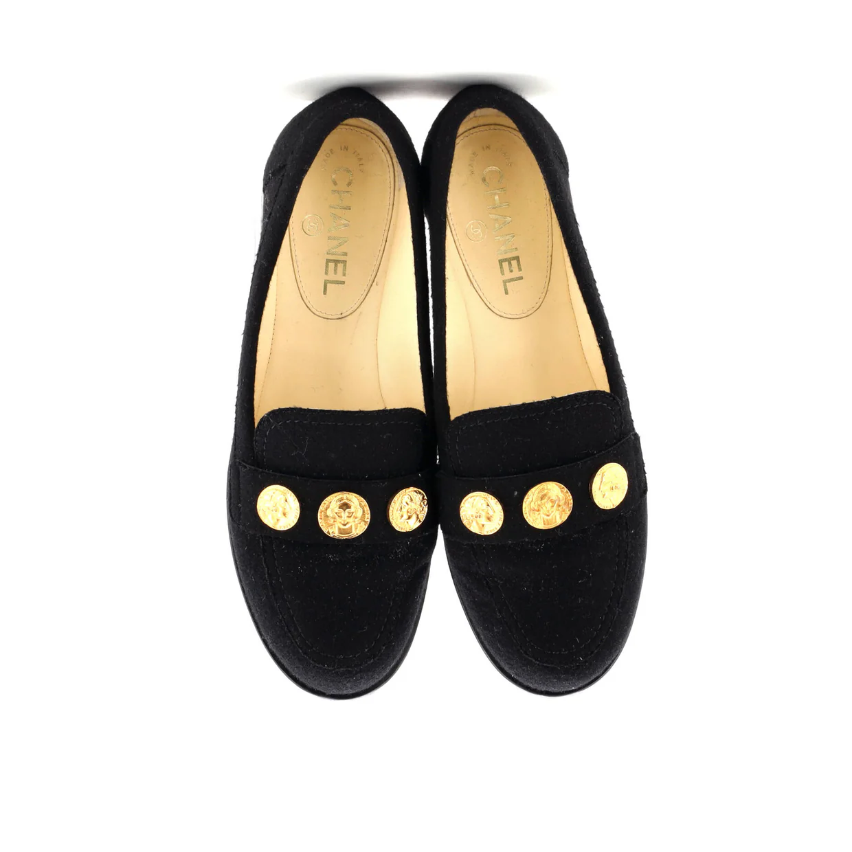 Women's Medallion Loafers Tweed - Deep Luxury