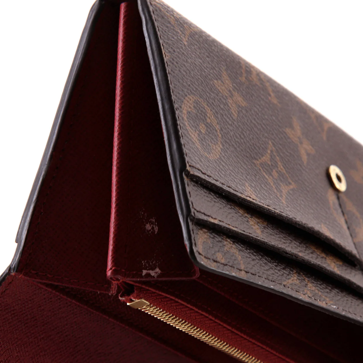 Sarah Wallet NM Monogram Canvas - Deep Luxury