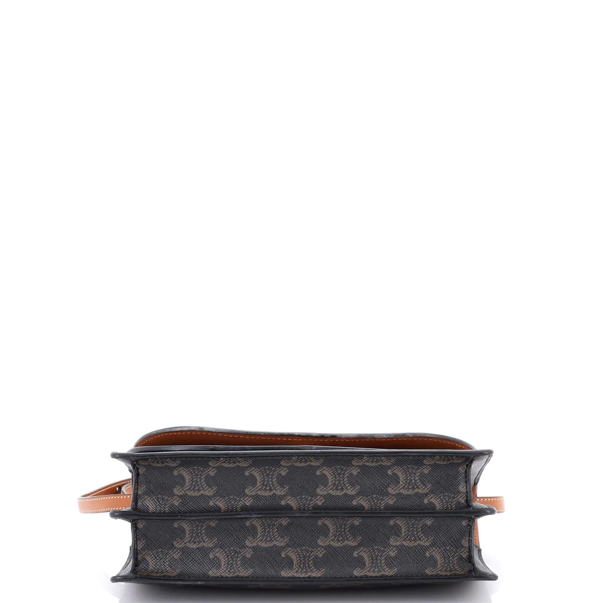 Wallet on Strap Triomphe Coated Canvas - Deep Luxury