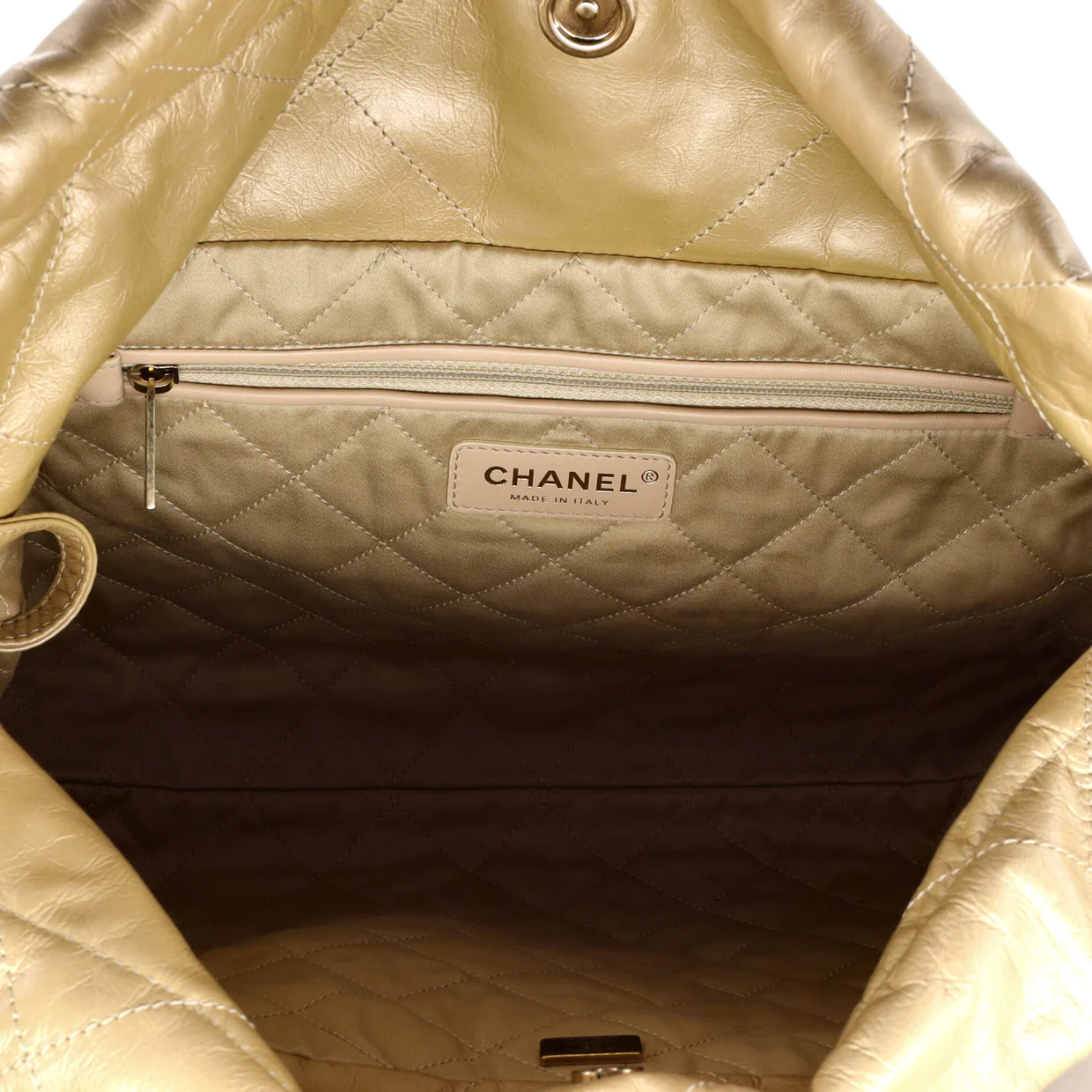 22 Chain Hobo Quilted Calfskin Small - Deep Luxury