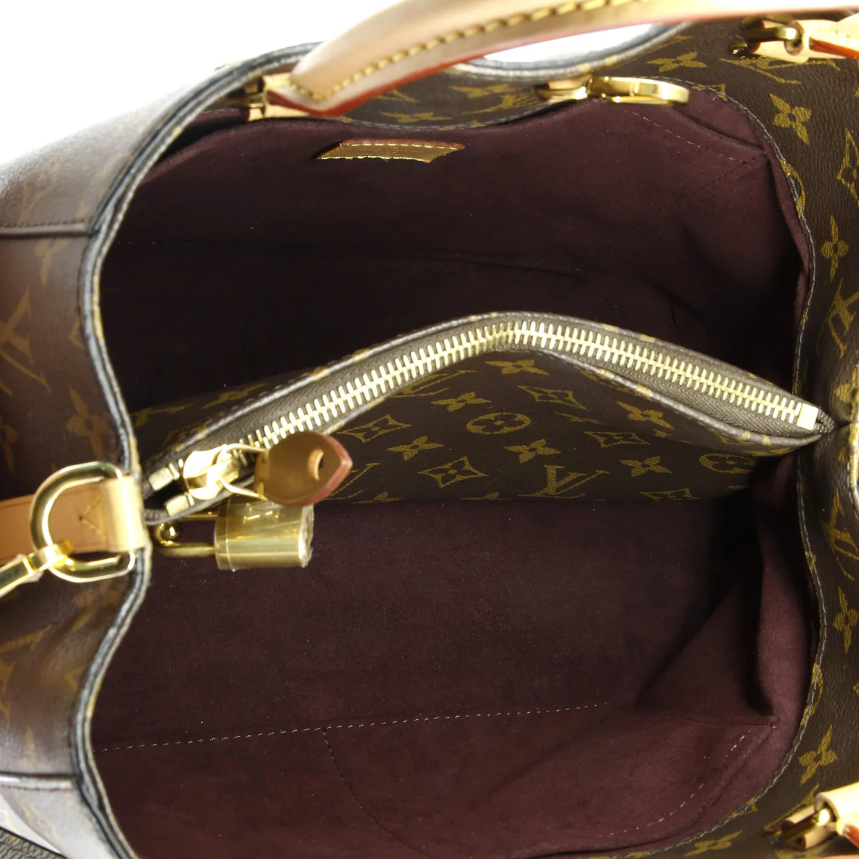 Montaigne Handbag Monogram Canvas MM - Deep Luxury